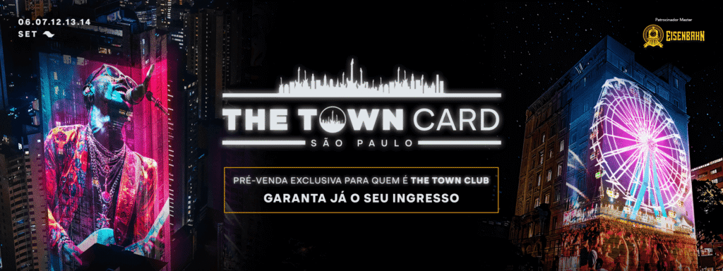 The Town 2025: Página inicial para adquirir ingressos da pré-venda exclusiva para o evento – Imagem: Reprodução/Ticketmaster