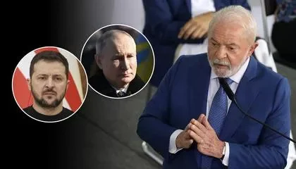 Zelensky, Putin e Lula (Foto: REUTERS/Gleb Garanich | Sputnik/Pavel Bednyakov/Pool via REUTERS | Valter Campanato/Agência Brasil)