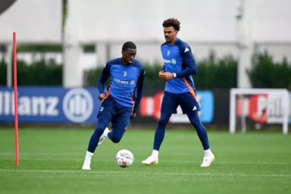 Jogadores da Lazio durante treinamento da equipe - Foto: Divulgação