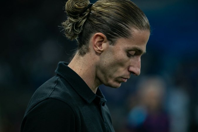Filipe Luís em empate contra o Central Córdoba pela Libertadores - Foto: Fernando Moreno/ AGIF/ Estadão Conteúdo