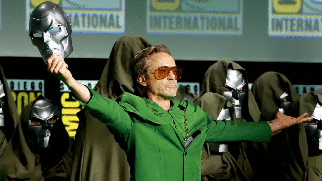 Marvel: Robert Downey Jr. foi revelado como Doutor Destino na Comic-Con - Foto: Matt Winkelmeyer/Getty Images