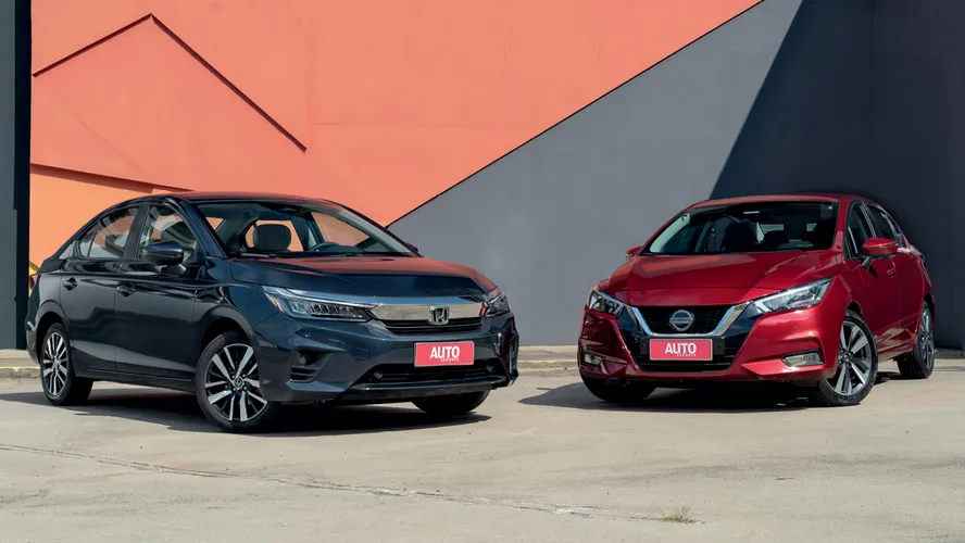 Honda City Touring e Nissan Versa Exclusive