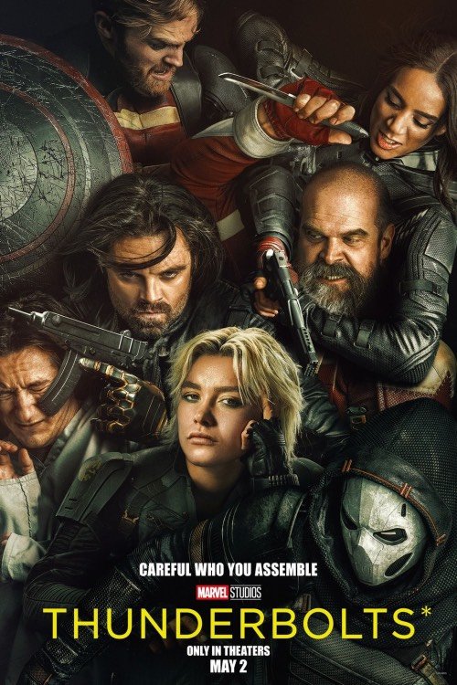 Pôster oficial de Thunderbolts – Foto: Divulgação / Marvel Studios