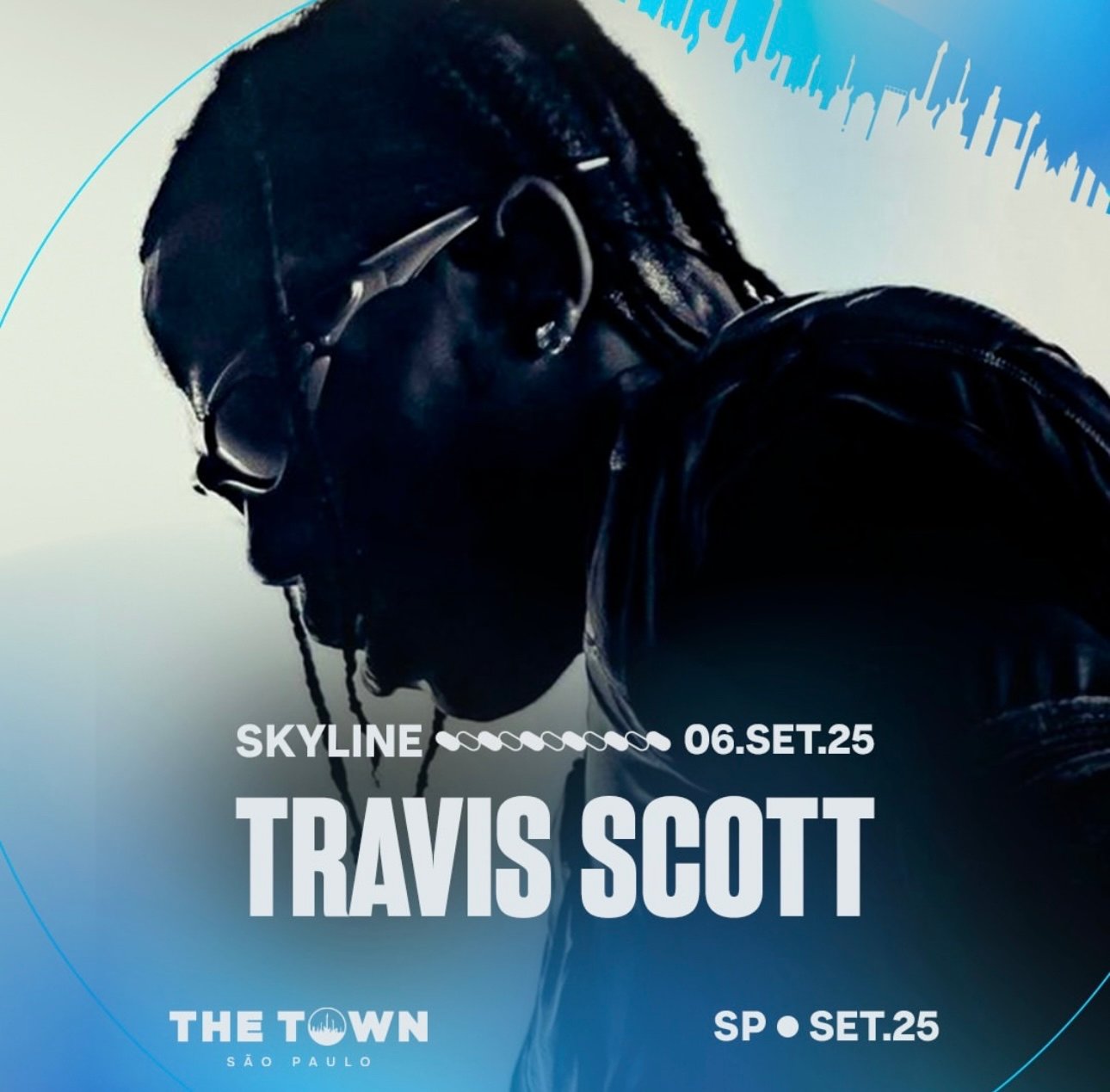 Anúncio do Travis Scott pelo The Town - Foto: Reprodução/Instagram