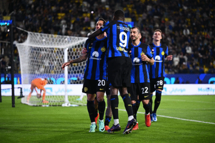 Jogadores da Inter celebram gol contra a Lazio - Foto: Divulgação/Inter