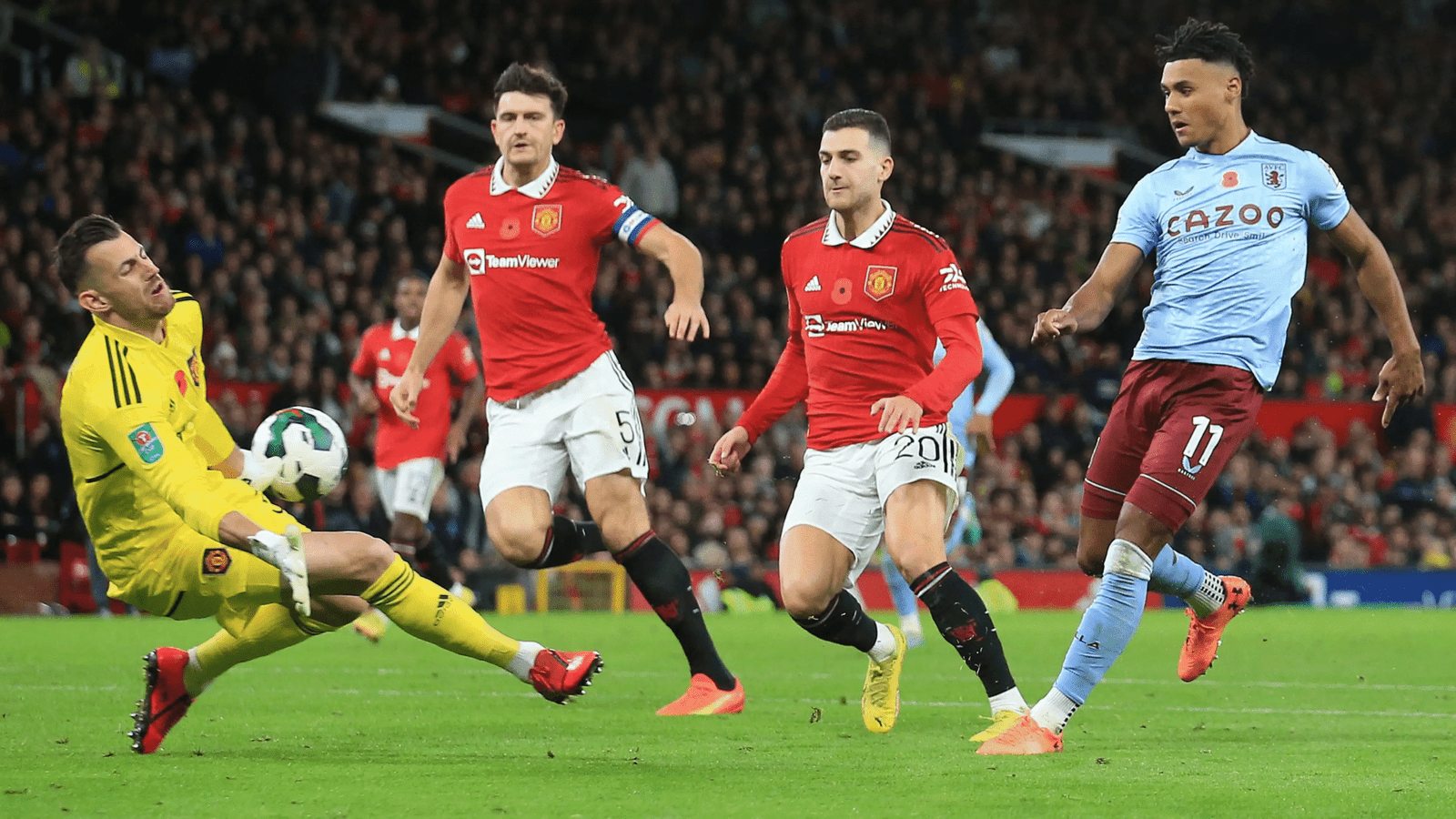 Man. United x Aston Villa no primeiro turno da Premier League 2024/2025 - Foto: Getty Images