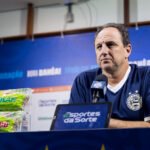 Rogério Ceni na coletiva de imprensa Foto: divulgação/ Bahia