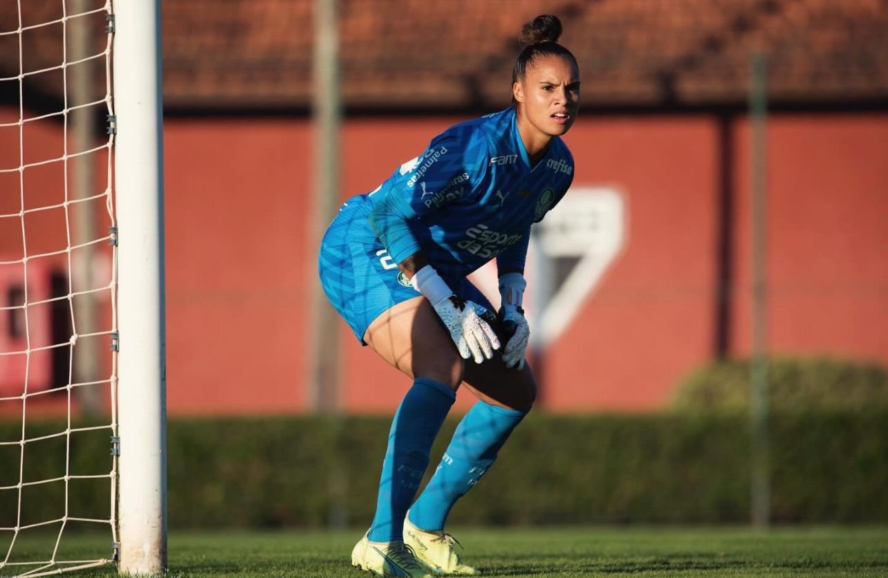 Natascha, goleira do Palmeiras e da Seleção Brasileira.