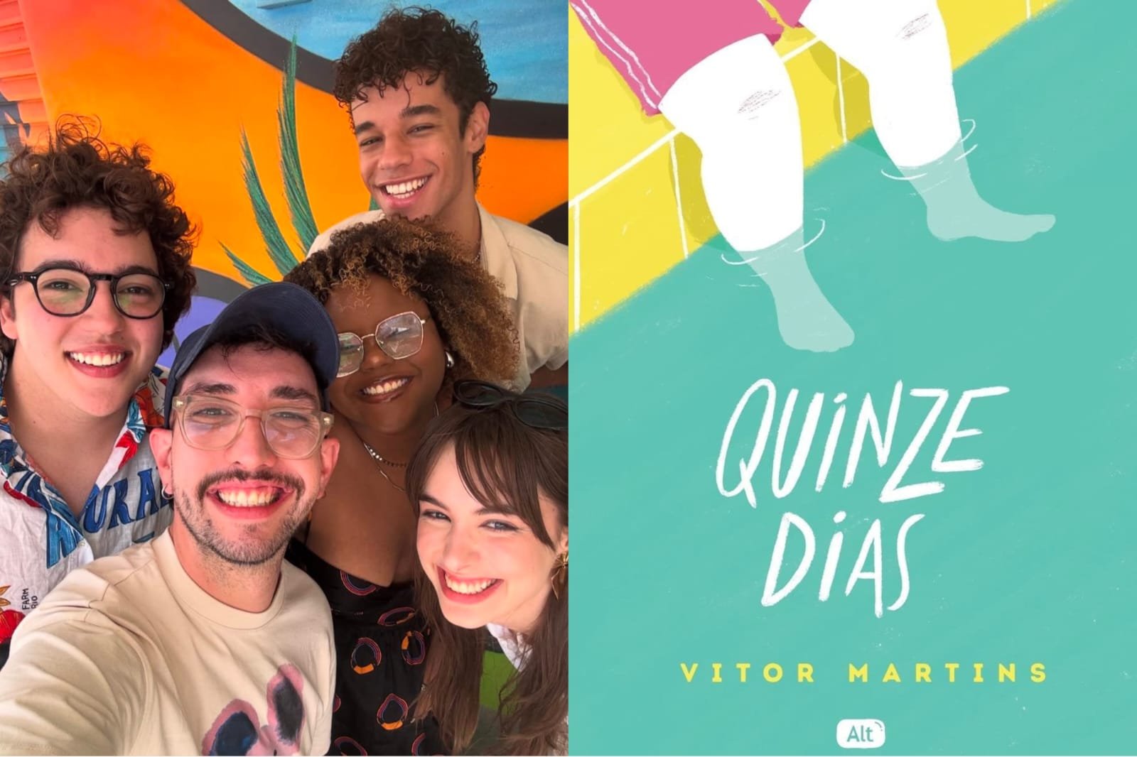 Elenco da adaptação de 'Quinze Dias' - Foto: Reprodução/Instagram