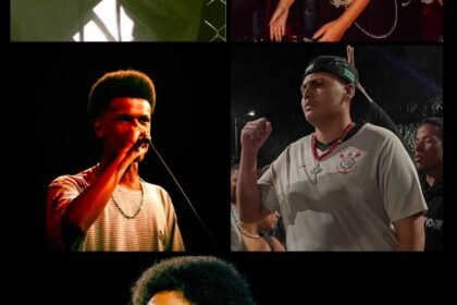 Foto: Reprodução Instagram | Nyl Mc, Queen Mc, Glaubin, Kratos e Yask Mc