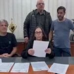Maria Angela durante vídeo gravado anunciando o afastamento de Romeu Tuma Foto: Reprodução/ vídeo (luissfabiani)