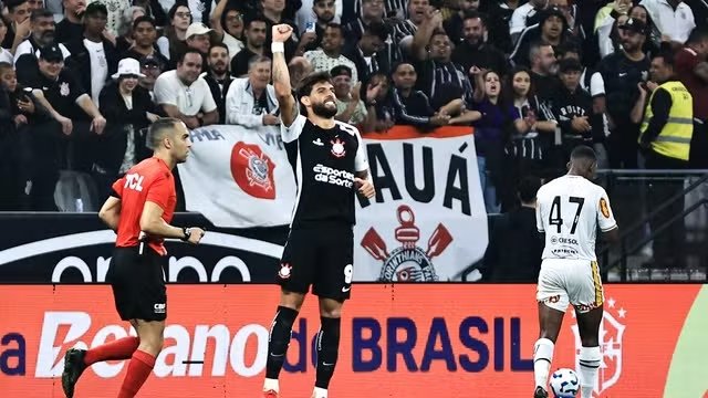 Gol de Yuri Alberto em Corinthians x Novorizontino - Foto: Fabio Giannelli/AGIF