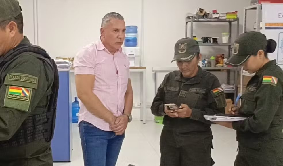 Tuta, Chefe do PCC apontado como sucessor de Marcola é preso na Bolívia — Foto: Cedidas por Ariel Melgar/El Deber