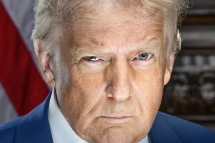 Foto oficial do presidente eleito dos EUA Donald Trump (republicano)