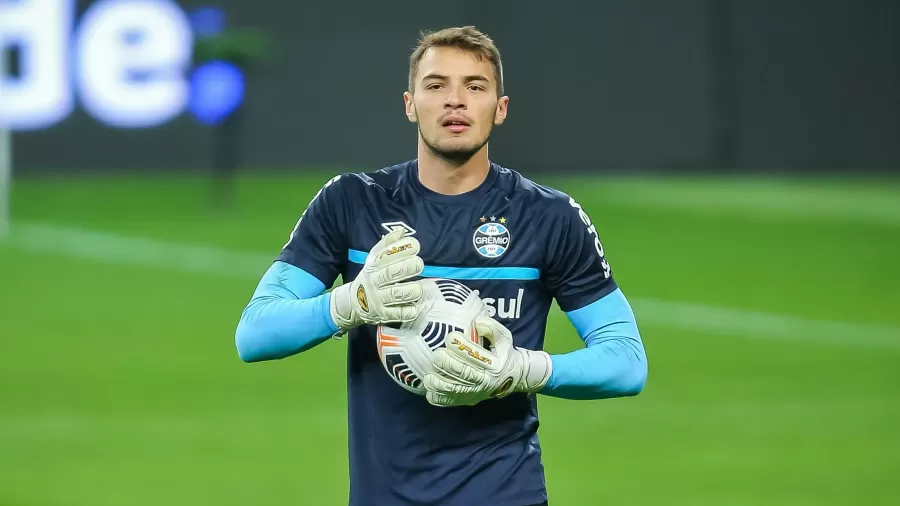 Gabriel Grando treinando pelo Grêmio - Foto: Lucas Uebel/ Gremio FBPA