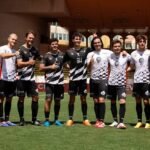 Jogo beneficente com pilotos e ex-pilotos da F1 em Mônaco — Foto: Divulgação