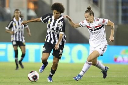 São Paulo e Santos feminino - Reprodução/ Santos FC