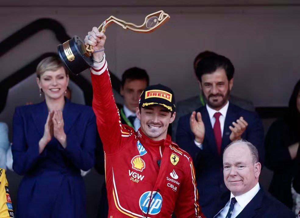 Charles Leclerc venceu o GP de Mônaco de F1 2024 — Foto: Reuters