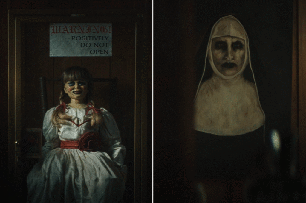 Personagens já foram protagonistas de filmes do chamado 'Invocaverso" da franquia 'Invocação do Mal' Foto: Youtube/Warner Bros.