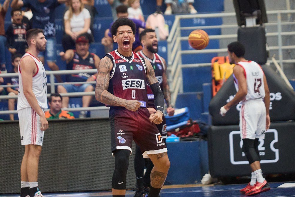 Didi Louzada, destaque do jogo contra o Flamengo (Foto: Marcos Limonti/ SESI Franca Basquete)