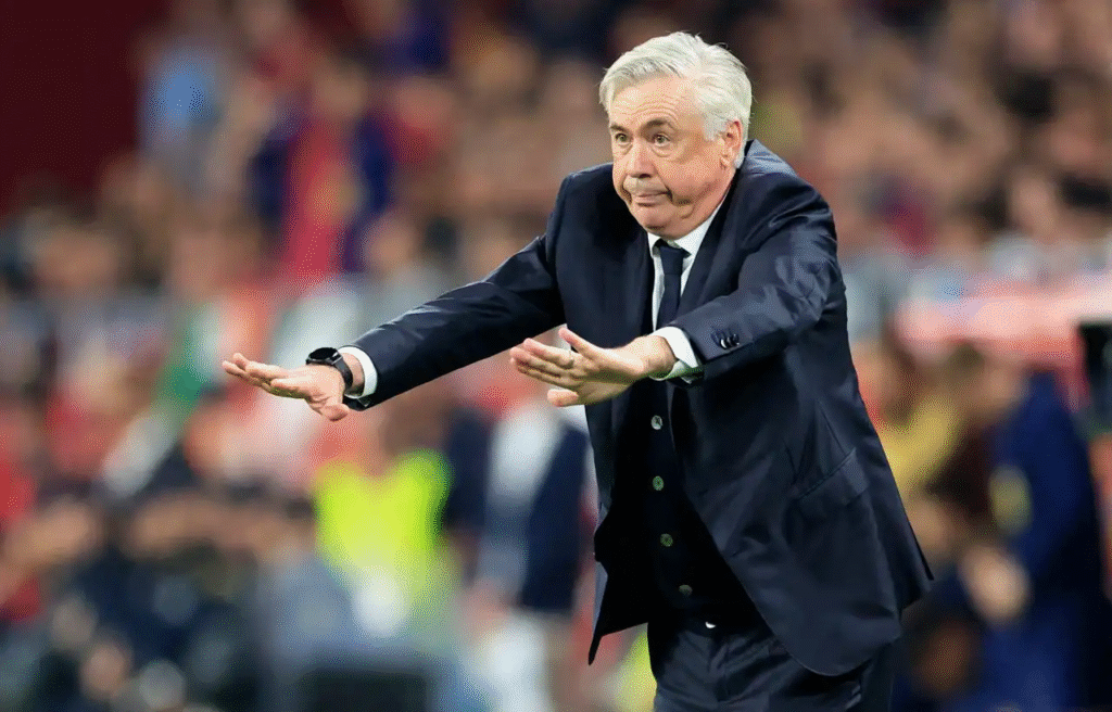 O treinador da Seleção Brasileira, Carlo Ancelotti - Foto: REUTERS/Borja Suarez