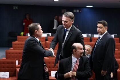 Mauro Cid e Bolsonaro em interrogatório no STF - Foto: Ton Molina/STF