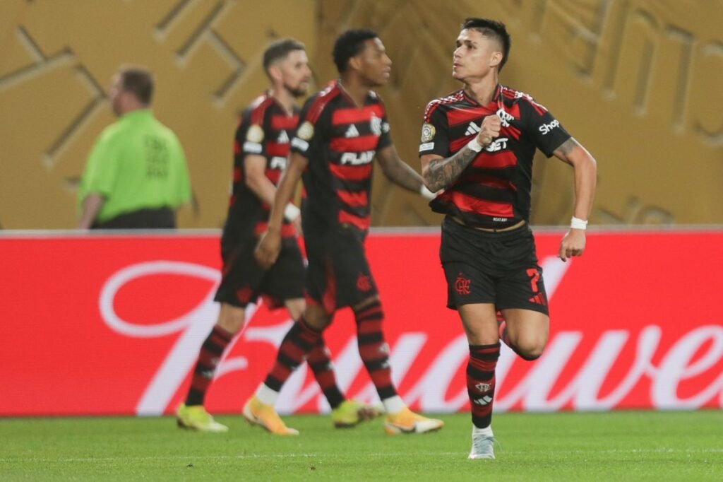 Luiz Araújo fez o segundo gol da equipe - Fotos: Gilvan de Souza/Flamengo