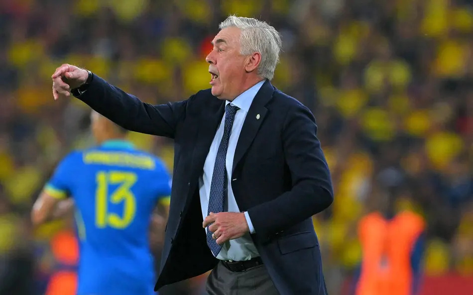 Copa do Mundo 2026: Ancelotti fez sua estreia pela Seleção Brasileira (Foto: Rodrigo BUENDIA / AFP)