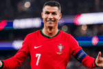 Cristiano Ronaldo, mesmo lesionado, marcou o gol que levou à partida para prorrogação e pênaltis - Foto: Getty Images