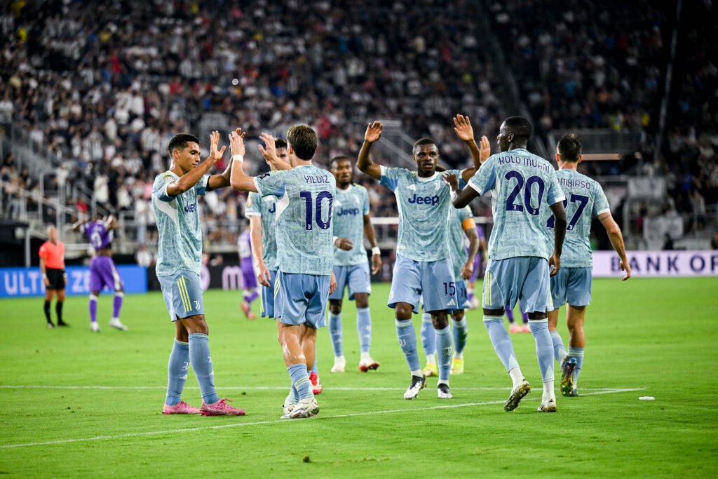 Jogadores da Juventus comemoram gol sobre Al Ain - Foto: Divulgação/JuventusFC