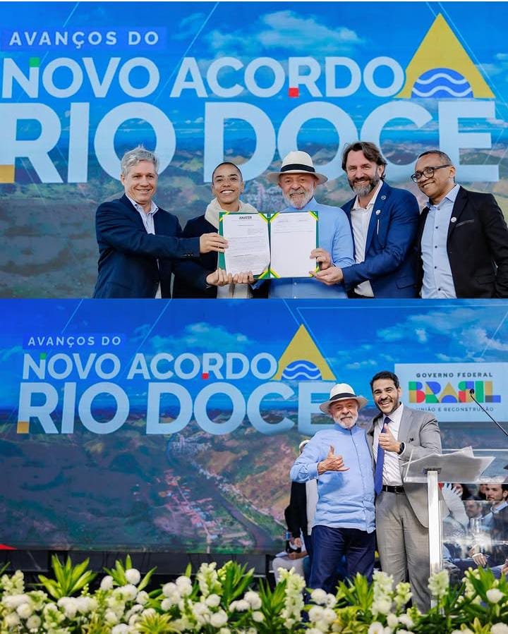 Presidente Lula detalha pacote de investimentos para os atingidos pela tragédia de Mariana. foto: Reprodução- Instagram