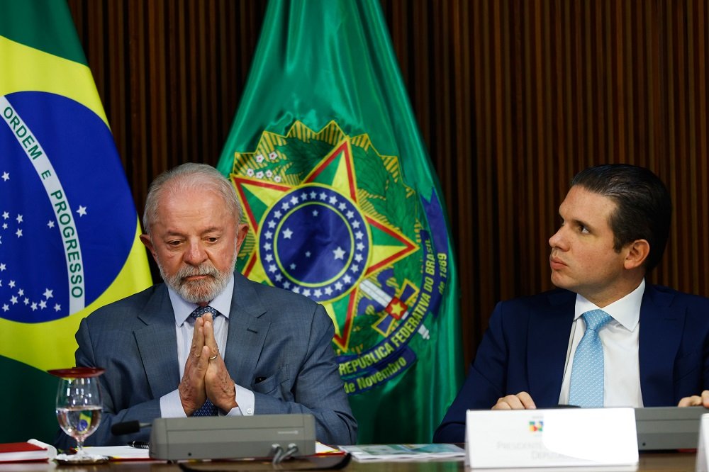 Lula e o presidente da Câmara dos Deputados, Hugo Motta - Foto: Reprodução/Agência Brasil