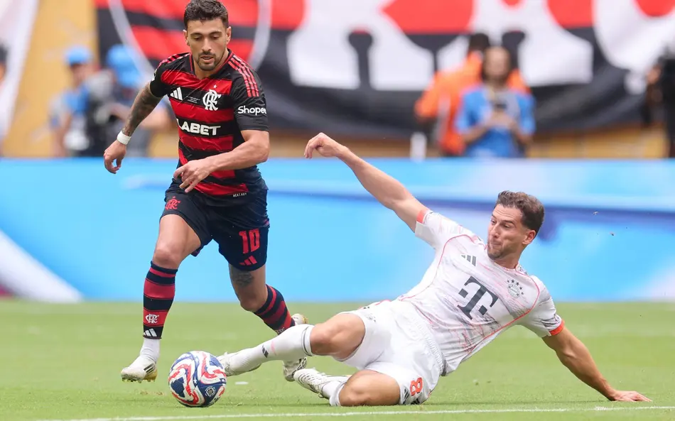 Arrascaeta em Flamengo x Bayern - Foto: Michael Reaves/Getty Images North America/Getty Images via AFP