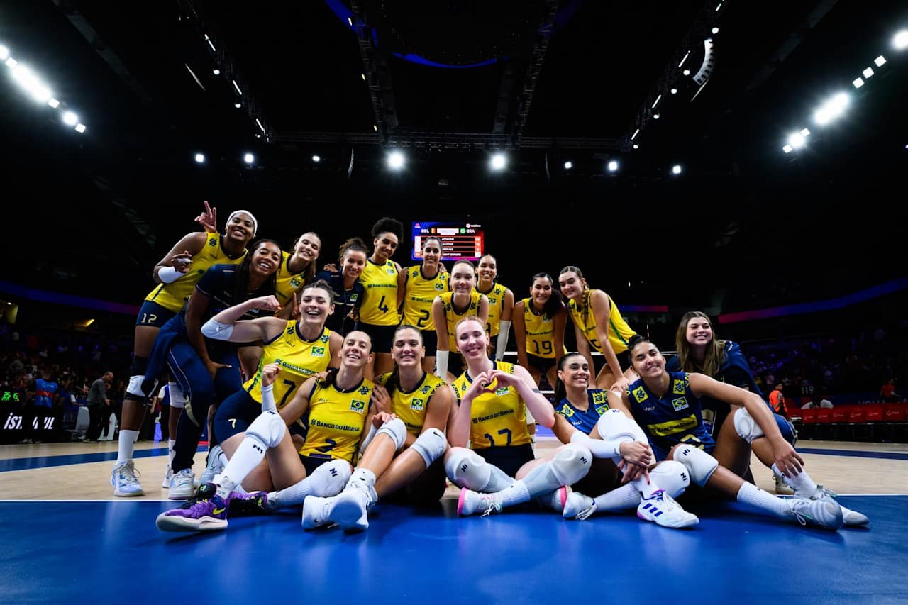 Vitória brasileira marca retomada da segunda semana da VNL Feminino - Foto: Reprodução/VNL Images