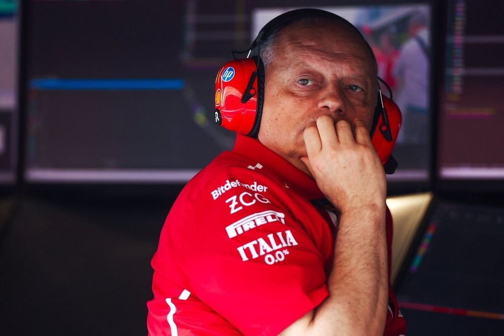 Fred Vasseur, chefe da escuderia Ferrari - Foto: Getty Images