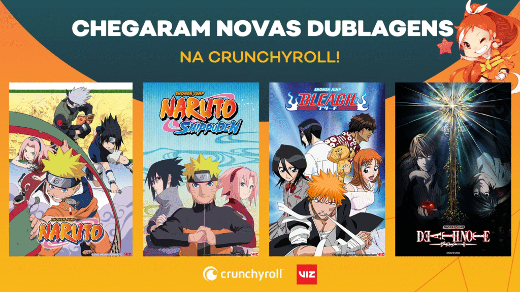 Página inicial do hub global de animes - Foto: Reprodução/Crunchyroll