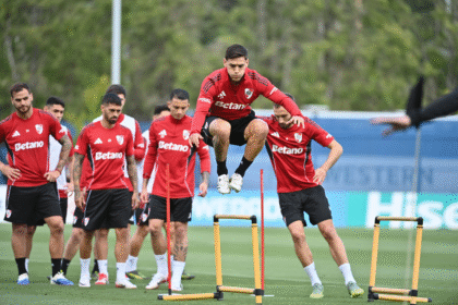 River Plate se preparando para o confronto Foto: Divulgação/River Plate