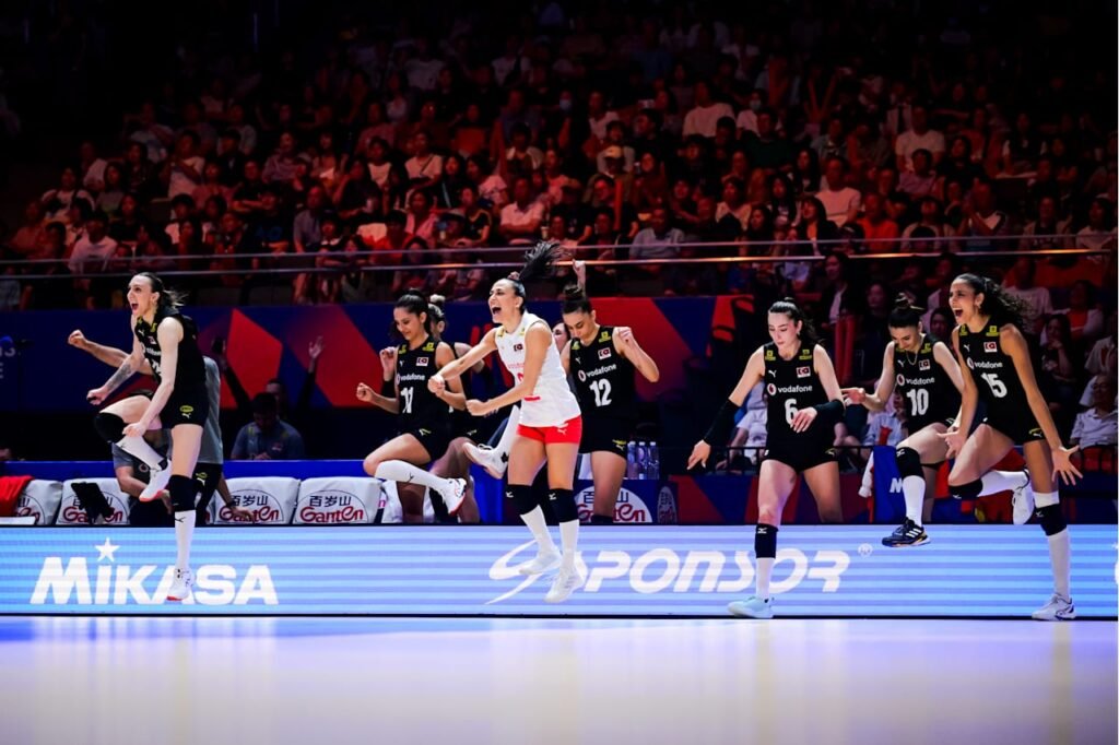 Turquia vence o 4º set - Foto: Reprodução/VNL Images