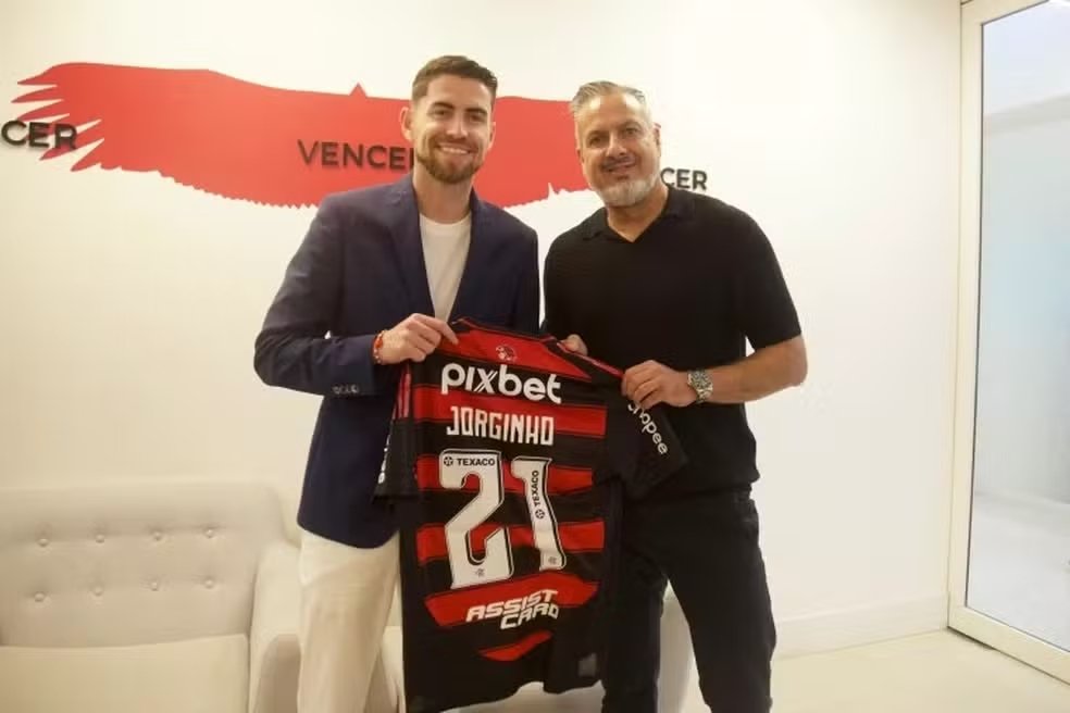 Jorginho é anunciado pelo Flamengo - Foto: Divulgação/Flamengo