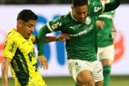 Vitor Roque em ação contra o Mirassol - Foto: Reprodução/Palmeiras