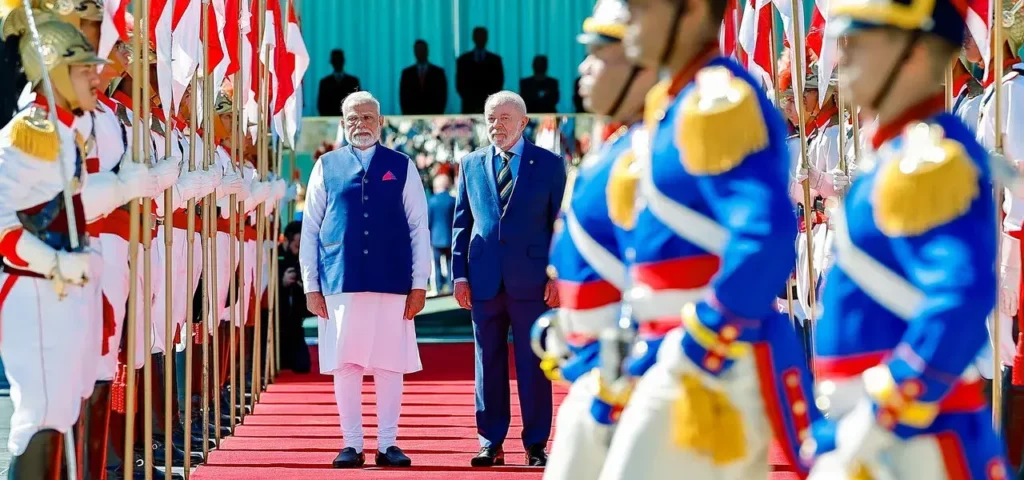Narendra Modi e Lula - Foto: Ricardo Stuckert/PR