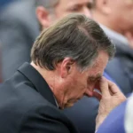 Jair Bolsonaro, ex-presidente, durante interrogatório no STF - Foto: Reprodução/Gustavo Moreno-STF
