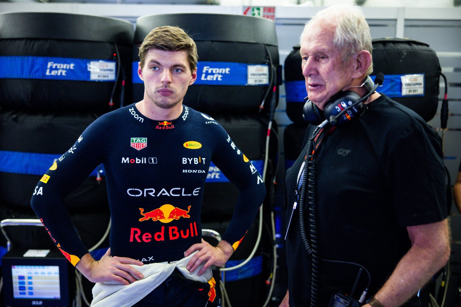 Max Verstappen e Helmut Marko - Foto: Reprodução/Gabriel López/Grande Prêmio