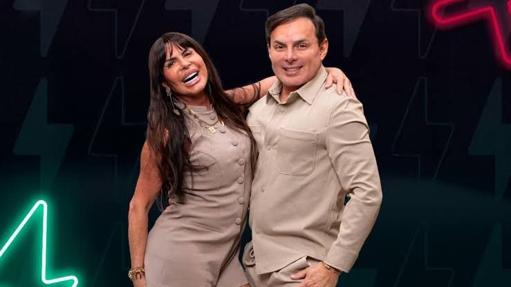 Gretchen e Esdras no 'Power Couple Brasil' - Foto: Reprodução/RecordTV