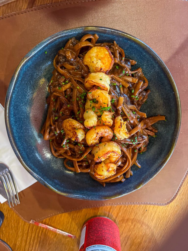 Fettuccine Mar e Terra une beleza e sabor de forma excepcional - Foto: Matheus Santopes
