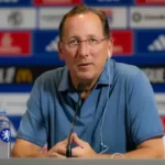 John Textor, em coletiva - Foto: Reprodução/Esporte News Mundo