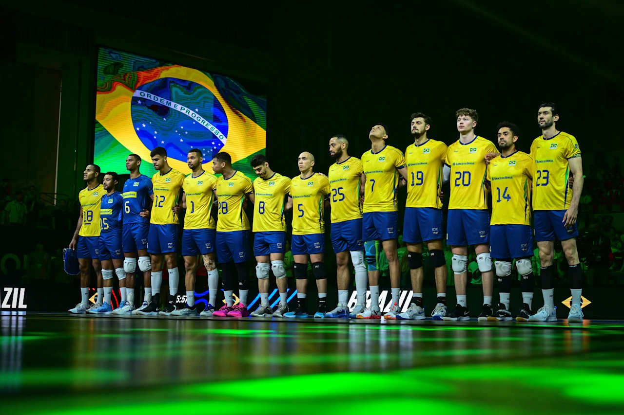 Brasil vence China e avança à próxima fase da Liga das Nações de Vôlei - Foto: Reprodução/VNL Images