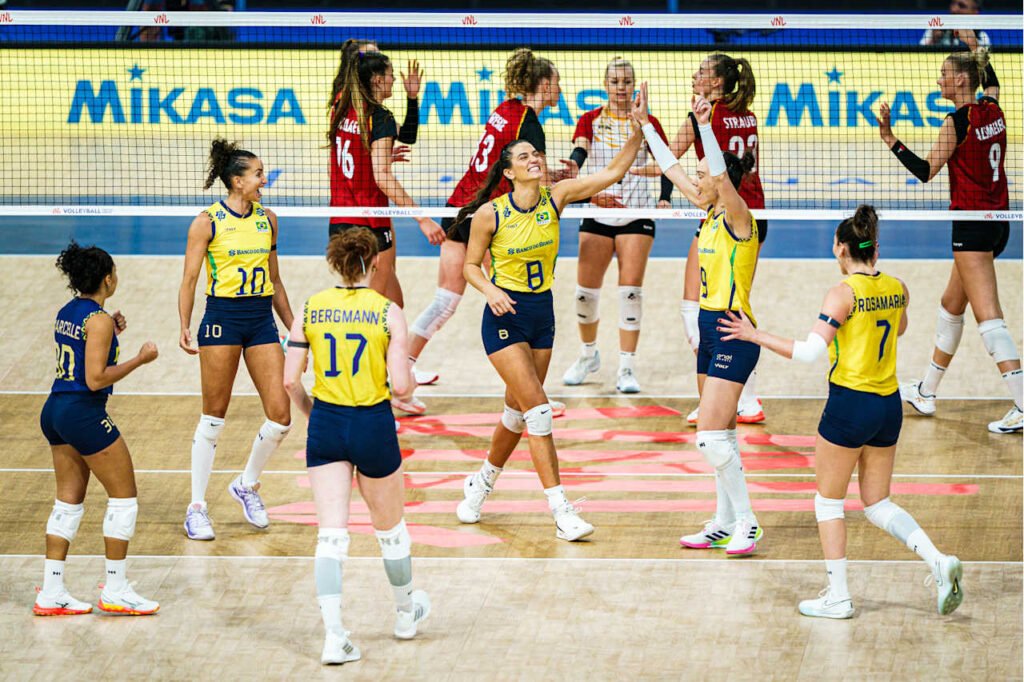 Brasil vence 1º da Alemanha - Foto: Reprodução/VNL Images