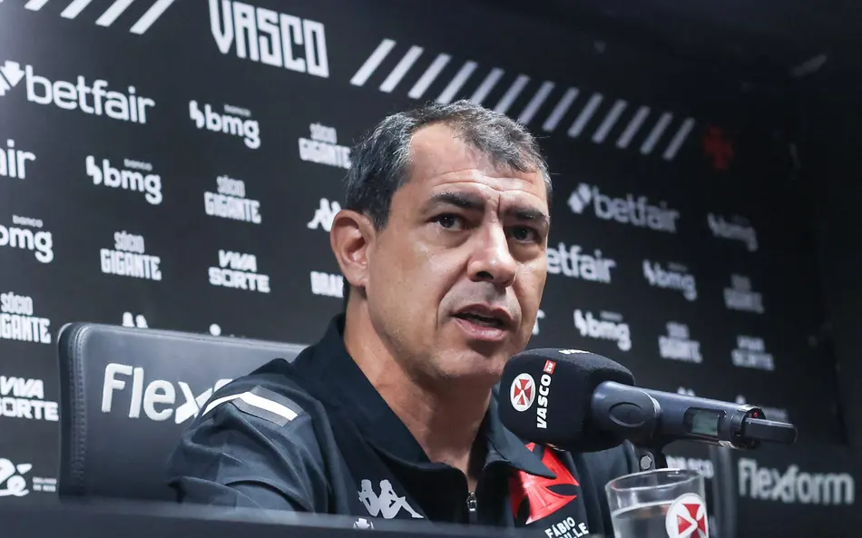Fábio Carille é o treinador do Vasco - Foto: Reprodução/Dikran Sahagian/Vasco