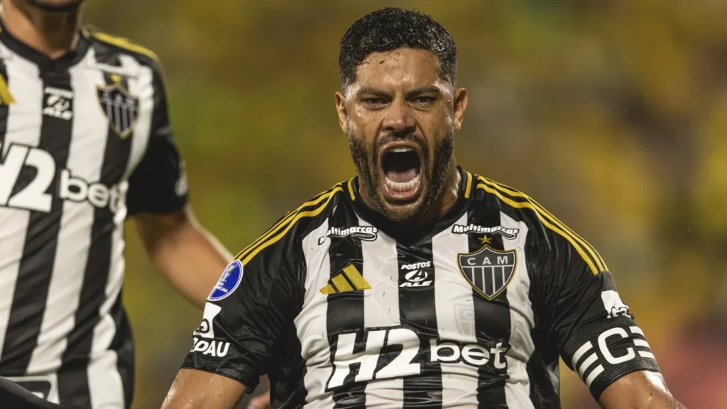 Hulk comemora gol contra o Bucaramanga - Foto: Reprodução/Pedro Souza/Atlético